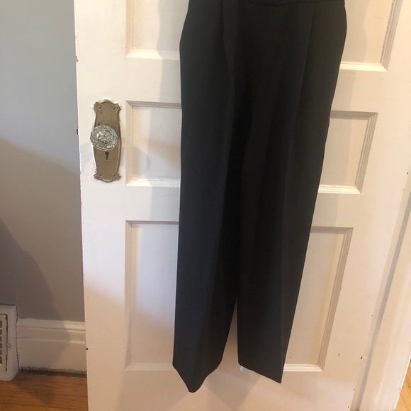 Zara black strap, wide leg jumpsuit. Worn only once. Perfect condition. Size XS. - Picture 3 of 6
